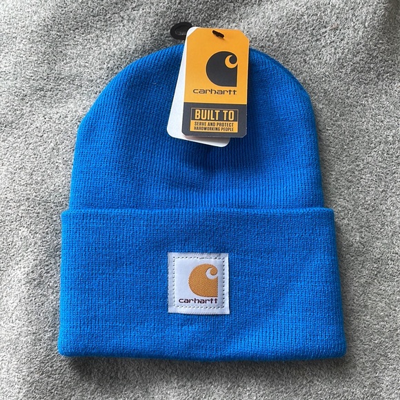 -⭐️CARHARTT BLUE watch hat  cap beanie🆕🆕 NEW STOCK 💫 - Picture 3 of 8